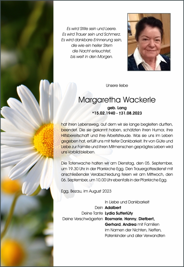 Margaretha Wackerle
